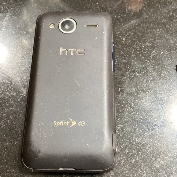 sprint, slide cell phone with hidden keyboard purple htc - Picture 3 of 3